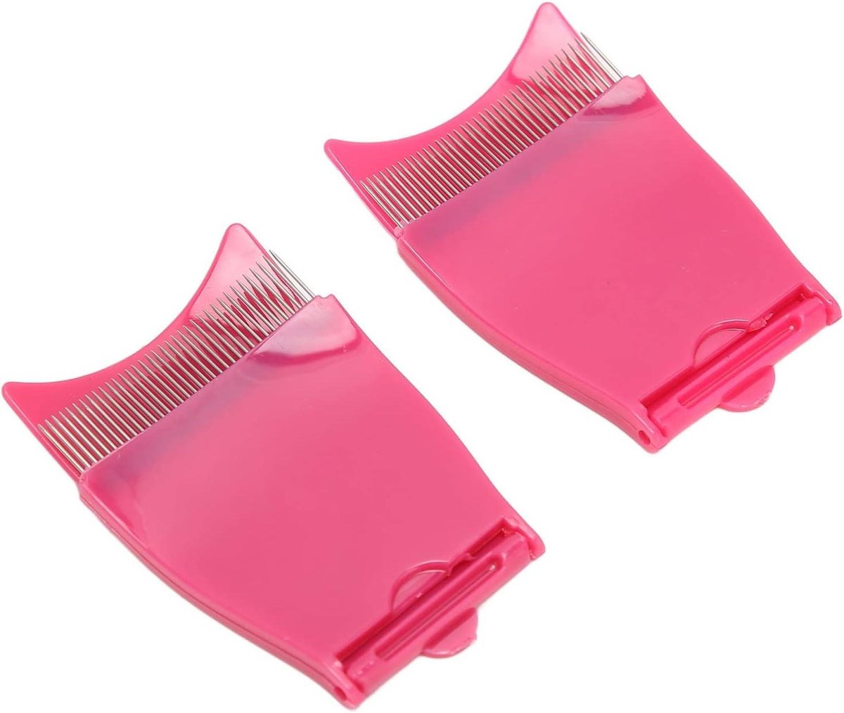 Opvouwbare Wimperkam - Wimperborstel Mascara - Wimpers Scheiden - Dicht Bij Elkaar Staande Tanden - 2 Stuks - Niet gespecificeerd