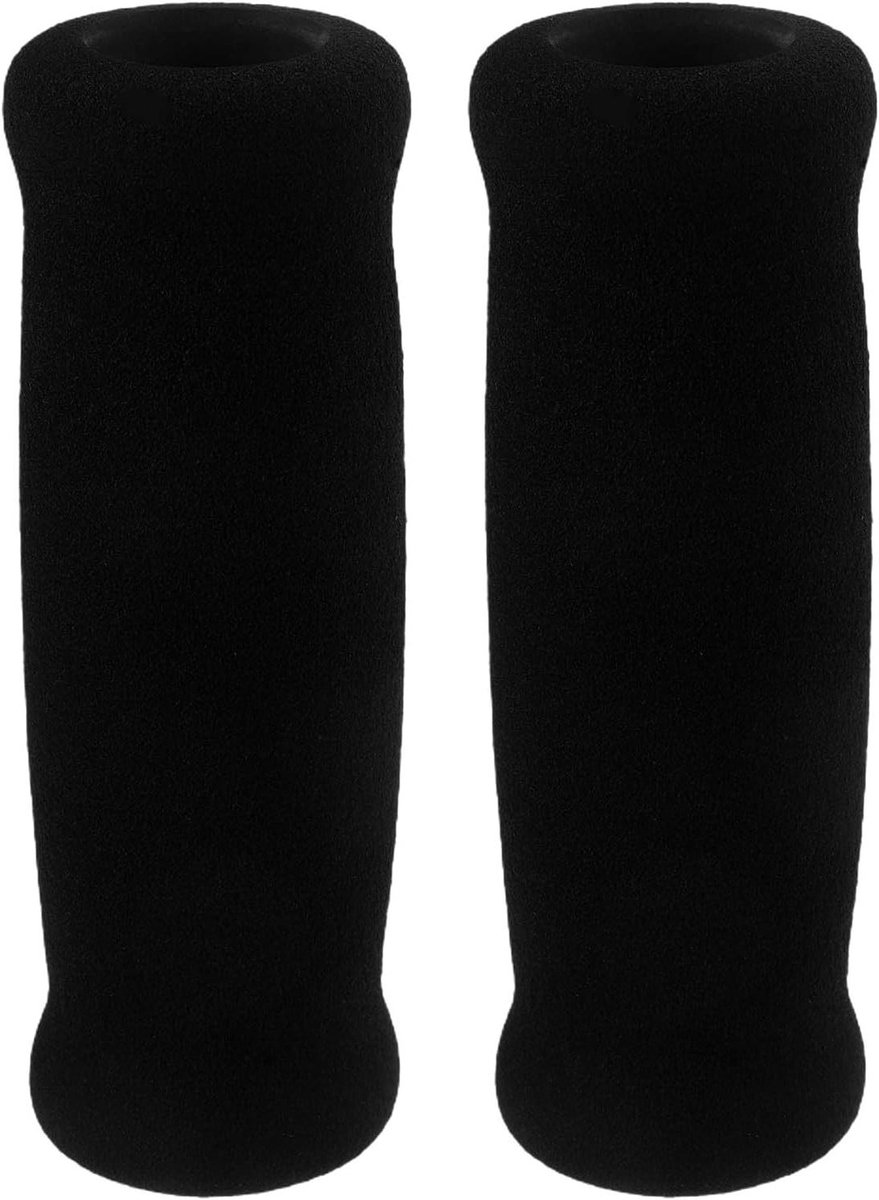 Kinderfiets Stuurgrepen - Handvatten Fiets - Veilig Spelen - Antislip Spons - 12 cm - Zwart