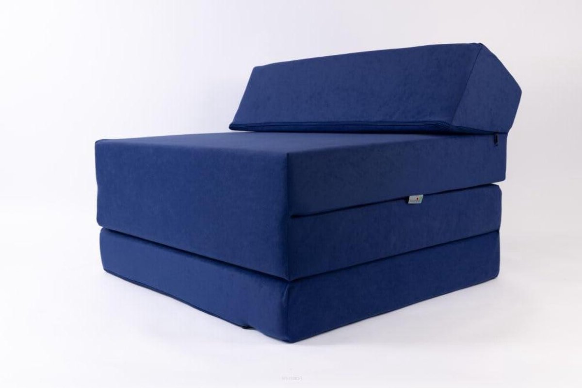 Opvouwbare Matras - Gastenbed Slaapmat - Comfortabel Slapen - Ruimtebesparend Ontwerp - 200 x 70 cm - Marineblauw