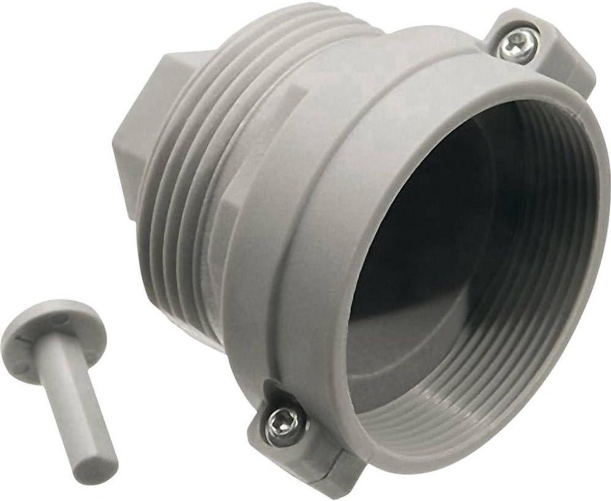 Adapter Oventrop - Ventiel Adapter - Verwarming Installeren - Eenvoudige Montage - M30 x 10 mm - Grijs