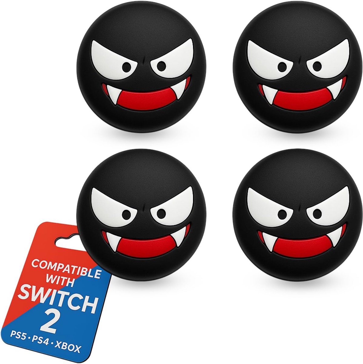 SnelShoppen - MatoSan Thumbstick Grip Caps voor Switch 2 - Silicone Joystick Covers - Ergonomische Non-Slip Thumb Grips voor Precisie en Comfort - 2 S
