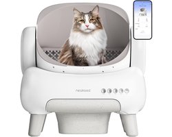 Thijox - Neakasa M1 Lite Zelfreinigende Kattenbak XXL Met Open Bovenaan, App-Bediening, Geurvrij & Hygiënisch Voor Grote Katten en Meerkattenhuishoude