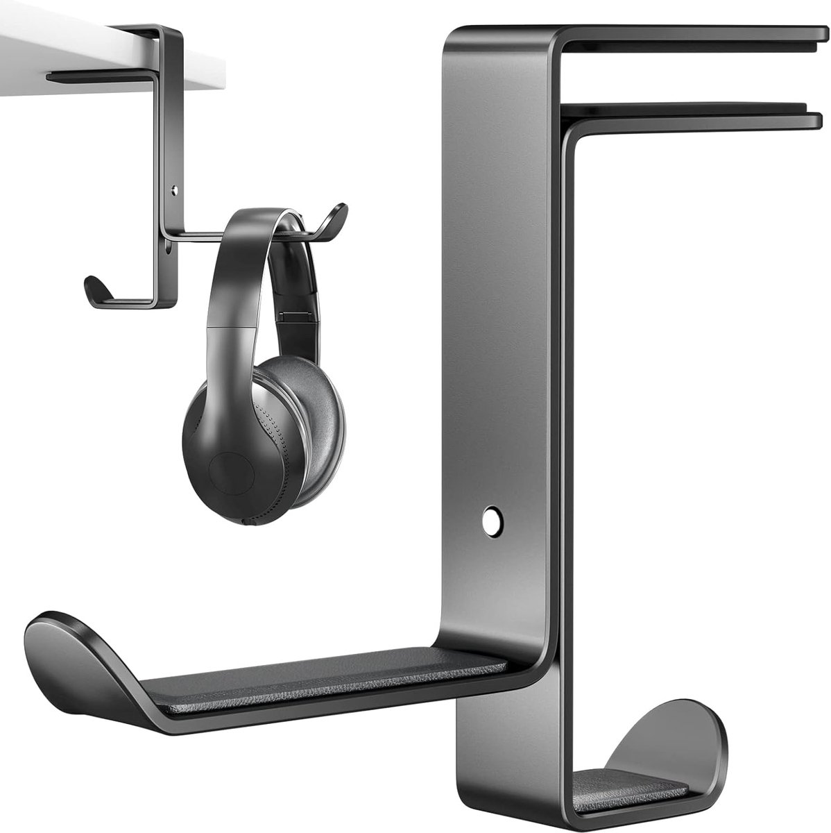 SnelShoppen - Hoofdtelefoonhouder met Kabelorganizer, Multifunctionele Hoofdtelefoonstandaard voor Gaming en Kinderen, Instelbaar, Geschikt voor Alle