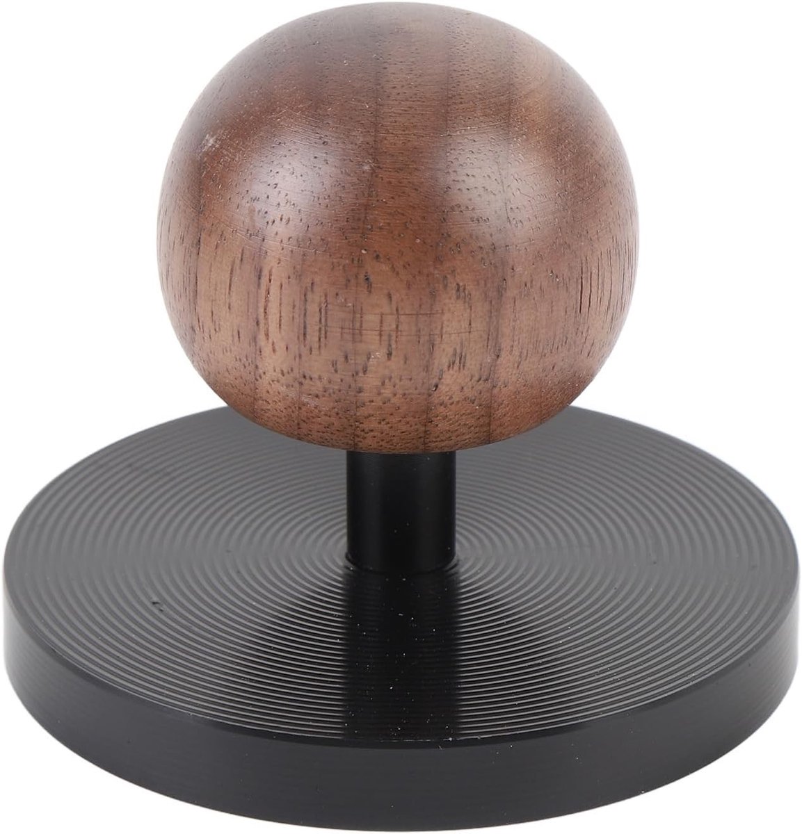 Zwarte Aluminium Hammer met Houten Handvat voor Barista - Essentiële Espresso Pers Tools voor Koffie en Café Gebruik