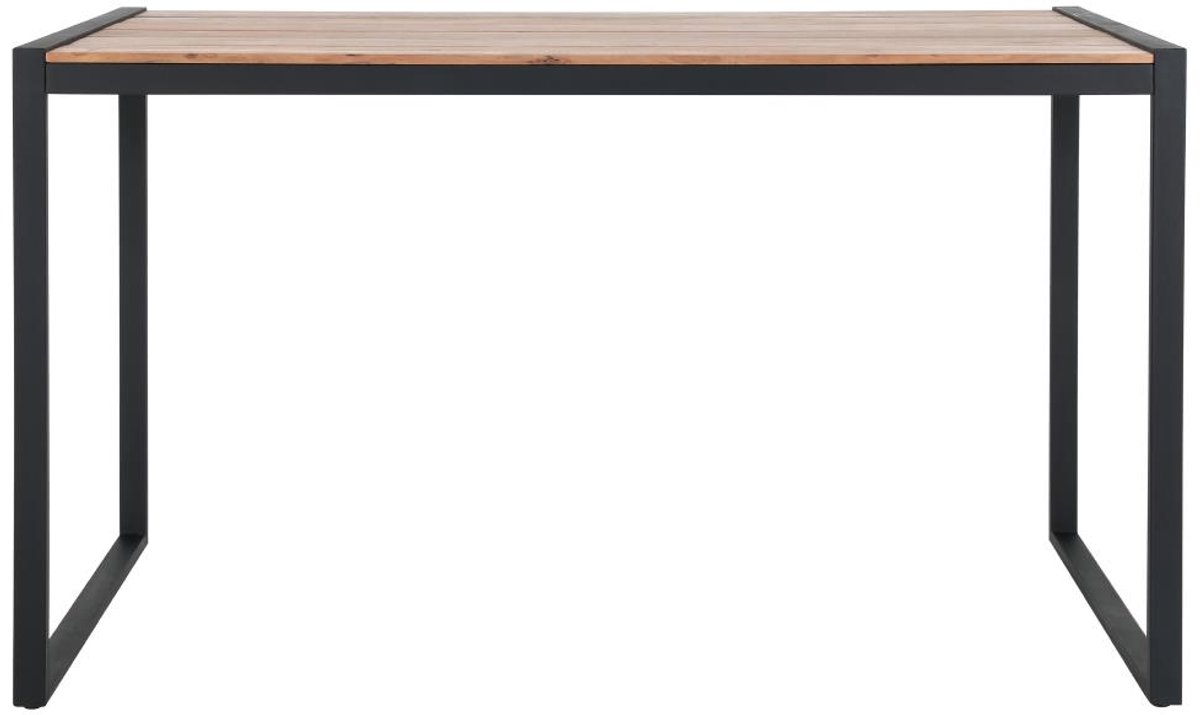 Bolero Industriële Bartafel van Staal en Acacia 1800x900 Mm - DK905 - Horeca & Professioneel Hout
