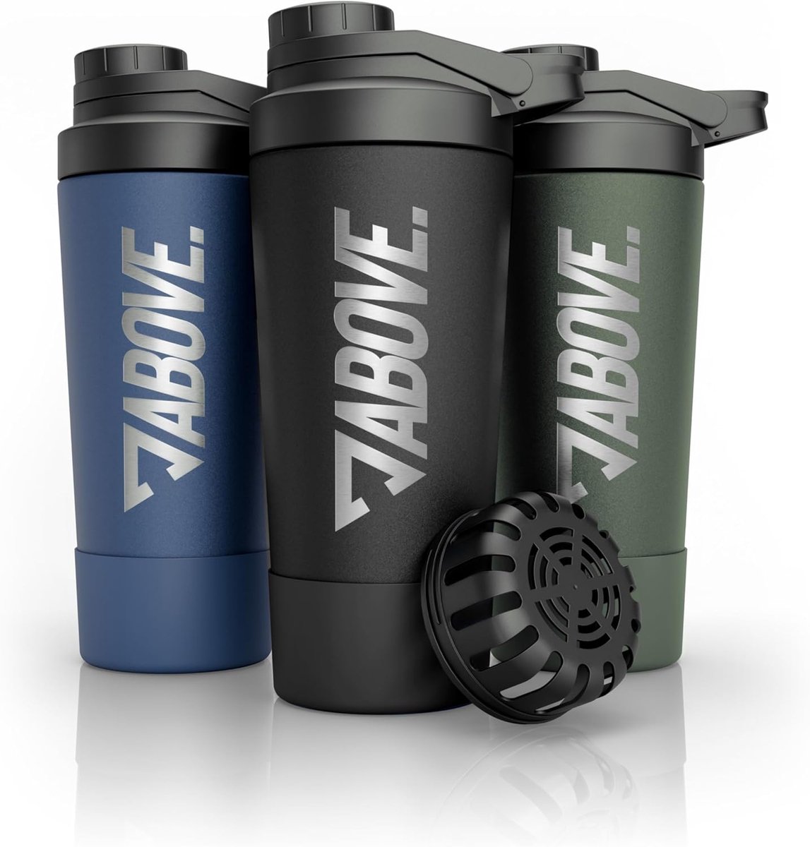 Thijox - Protein Shaker RVS 750ml - BPA-vrij & Geïsoleerd - Houdt Dranken 12 Uur Warm/Koud - Gegraveerde Schaal & 100% Lekvrij Deksel - Duurzaam & Vaa