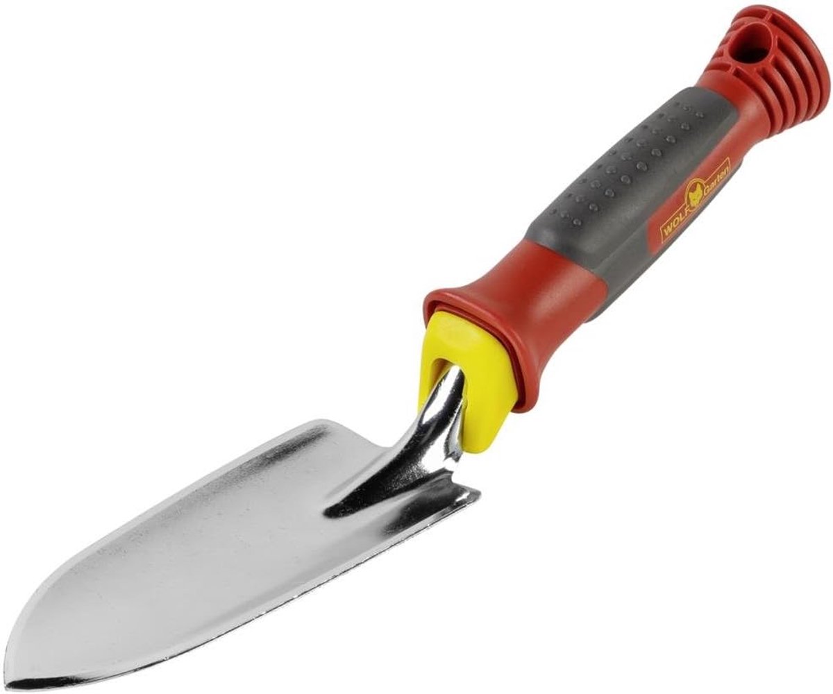 Thijox - Vaste Handplanttroffel LU2P, Rood/Geel/Zilver, Lichtgewicht Tuin Gereedschap, 39.2 x 2.96 x 2 cm, Ideaal voor Tuinieren, Planten en Verzorgin