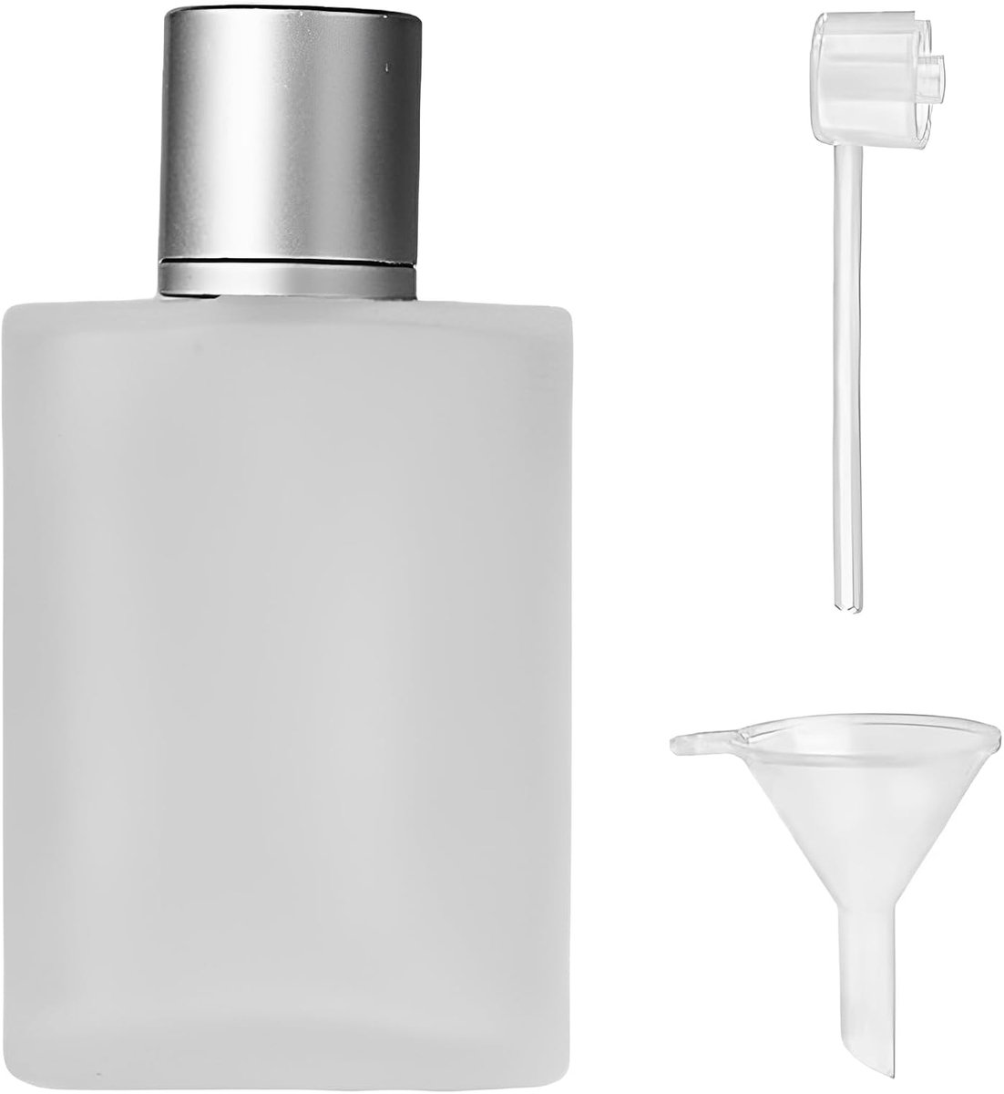 Thijox - 100 ml Parfumverstuiver Lege Parfumfles - Navulbare Reisparfumfles met Verstuiverpomp en Trechter - Ideaal voor Reizen, Feest en Dagelijks Ge