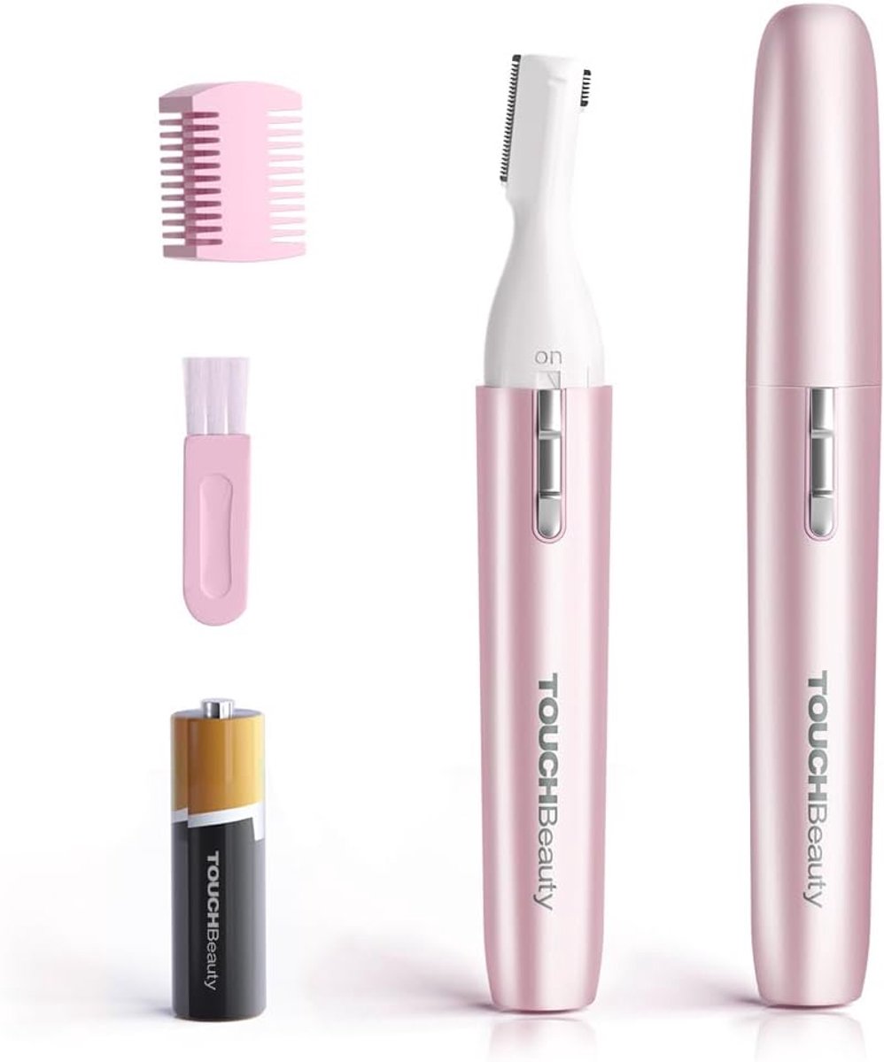 SnelShoppen - Waterdichte Precisie Trimmer voor Lichaam en Gezicht, Neus Tondeuse, Wenkbrauw Kam, Oor en Gezichtshaar Verwijdering AG-1658, Compact en
