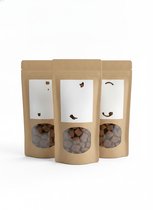 animalking Natural Trainers - Trainingssnacks - Zalm - voor Honden - 100% Natuurlijk & Graanvrij - 3 x 150 gram (Voordeelverpakking)