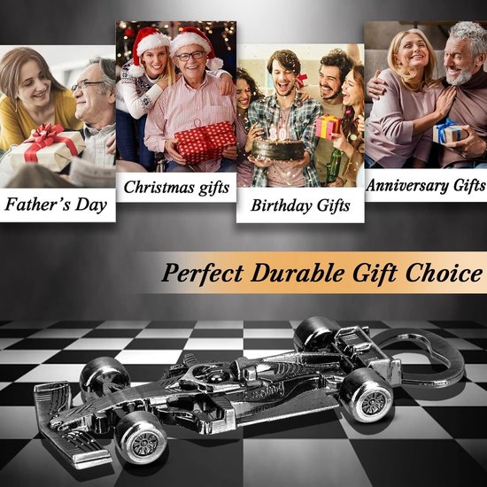 Unieke Raceauto Flesopener van Zinklegering - Cadeau voor Mannen en Raceliefhebbers — afbeelding 3