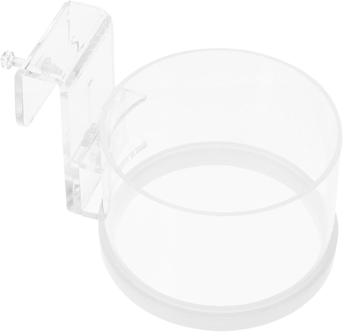 Acryl Vissen Voeder Ring met Haak voor Vlokjes en Zwemvoeding voor Garnalen en Tropische Vissen in Zoet- en Zoutwater Aquaria