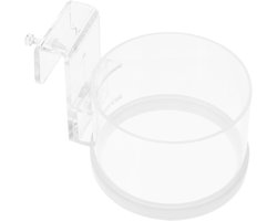 Acryl Vissen Voeder Ring met Haak voor Vlokjes en Zwemvoeding voor Garnalen en Tropische Vissen in Zoet- en Zoutwater Aquaria