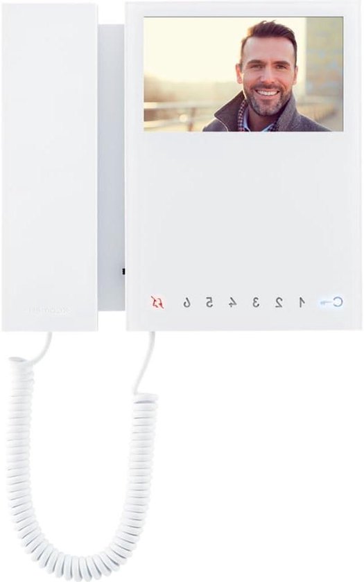 Witte Mini-monitor met 8 Knoppen voor Intercomsystemen van Merkloos — afbeelding 2