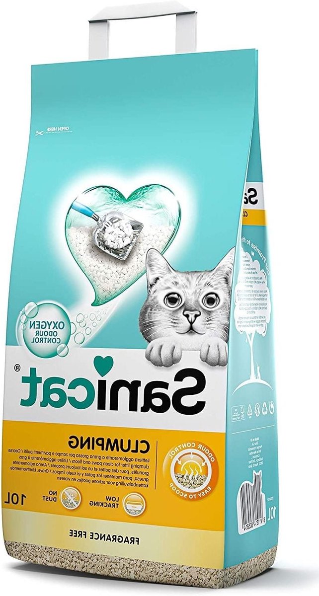 Kattenbakvulling Klontvormend - Kattenbak grit - Hygiënisch Huisdier - Natuurlijke Bentoniet - 10 L - Beige