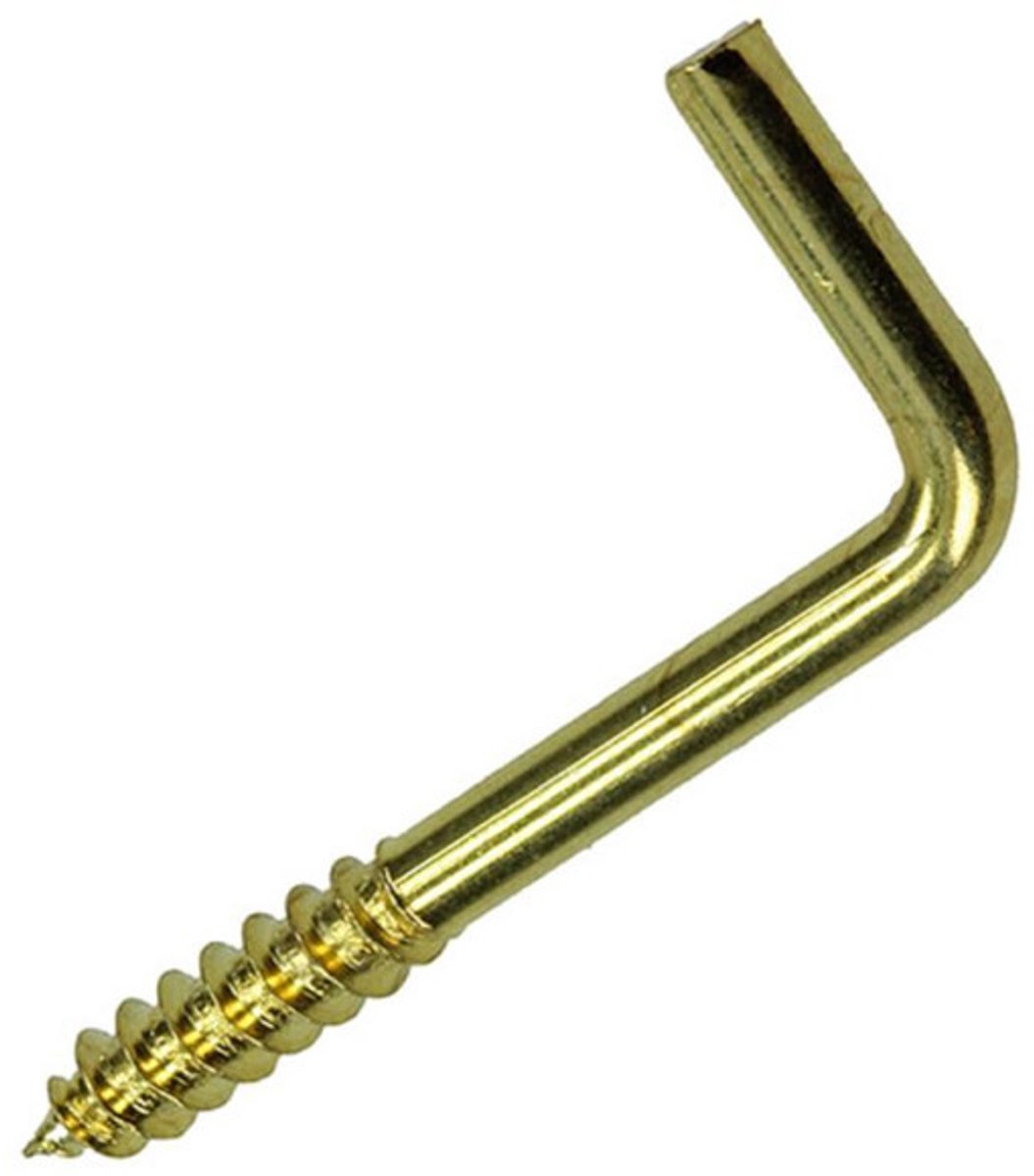 Mack Schroefduim messing 3st 3.5 x 40mm