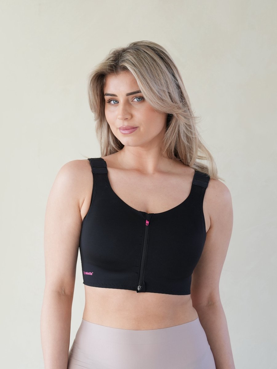 Lipoelastic compressiebeha PI Elite - Zwart - Maat 70D/E