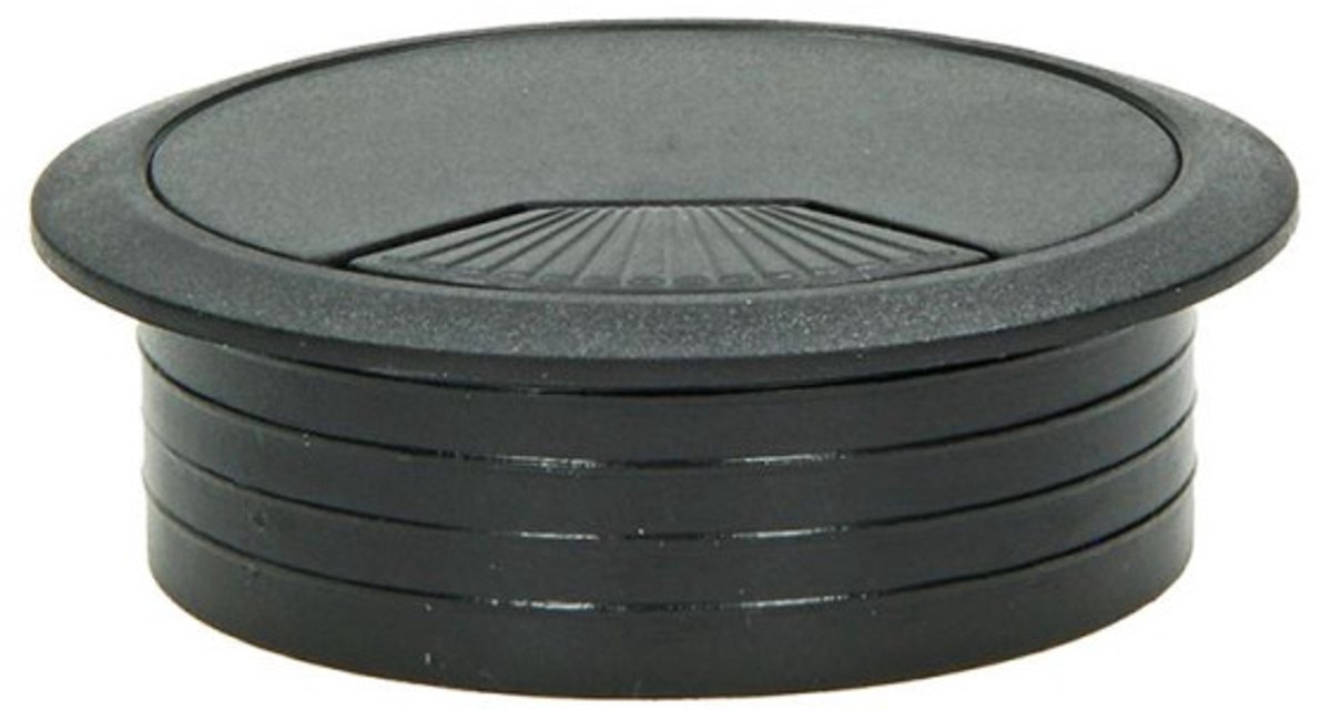 Mack 1 POTJE VOOR KABELDOORVOER ZWART 60MM