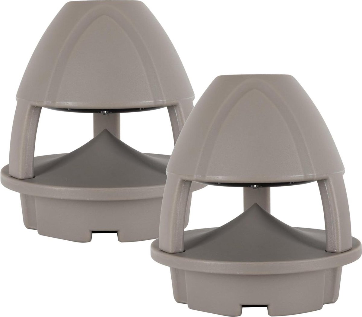 Outdoor Luidsprekers - Tuin Speakers - Muziek Buiten - 360 Graden Geluid - 38x36cm - Grijs