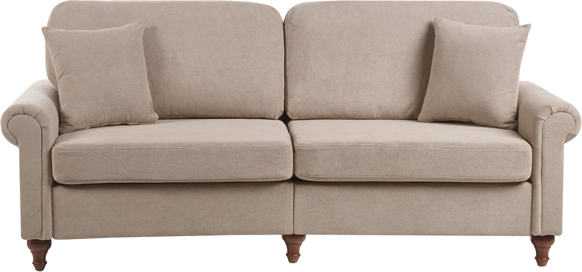GINNERUP - Driezitsbank - Taupe - Polyester