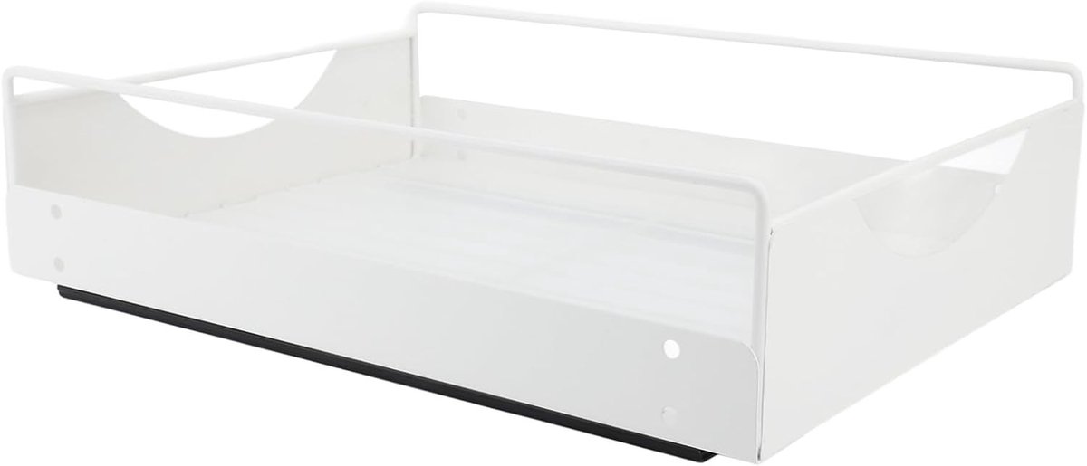 Uitbreidbare Keukenorganiser met Uittrekbare Lade, 40.6 x 22.9 x 9.2 cm, Ideaal voor Opberging, Keukenaccessoires en Kastenorganisatie
