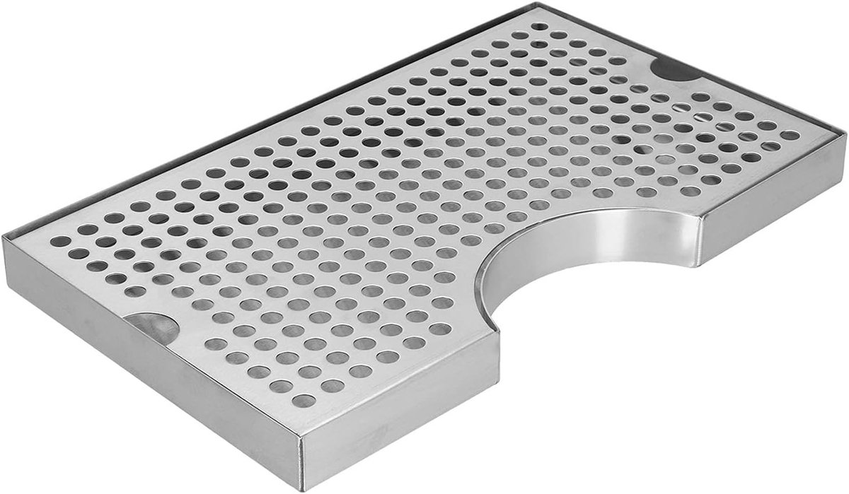RVS Drupbak voor Keg, Ideaal voor Thuisbar en Restaurant, Houdt Bar Schoon en Droog, Geschikt voor Bierkoelers en Mini Koelkasten