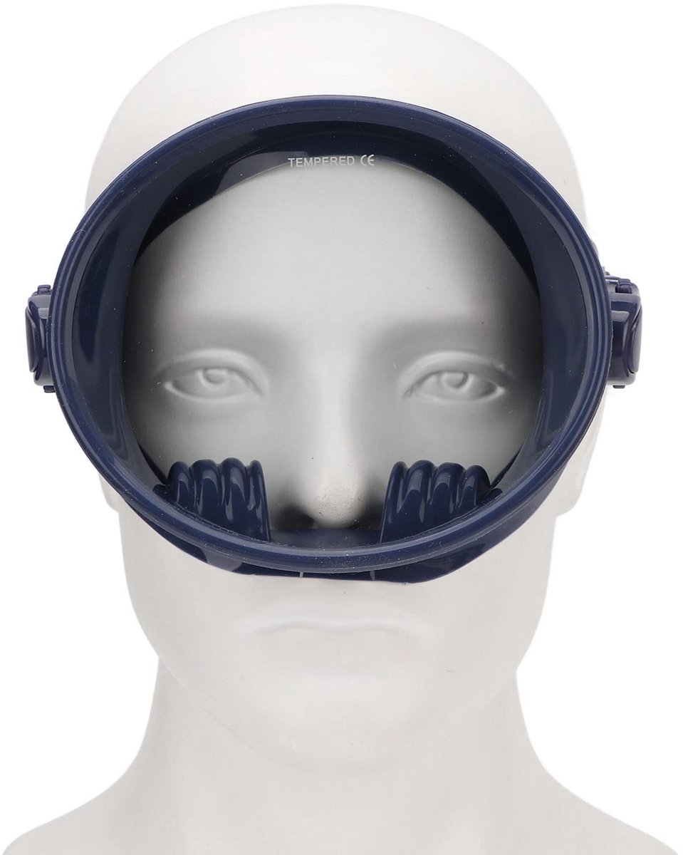 Dailygoods- Duikmasker Lekvrij - Snorkelmasker - Ovaal - Antifog - Verstelbare Hoofdband - Comfortabel Siliconenmateriaal - Snorkelbril