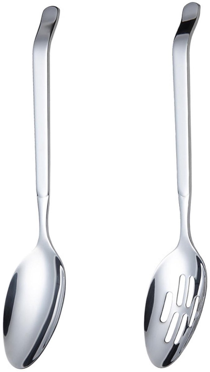 Dailygoods- Opscheplepel Groot - Roestvrij Staal - Serveertaken - 27,5 cm - 5,8 cm - Geschikt voor Buffetten - Comfortabel Gebruik - Serveerlepel