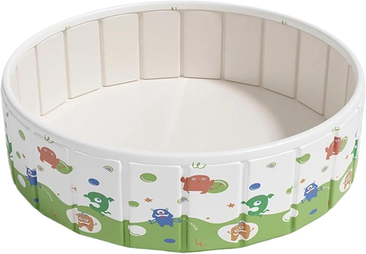 Opvouwbaar Zwembad - Kinderbadje Ballenbad - Buitenspellen Waterspelletjes - Zonder Opblazen - 90 x 4.5 cm - Meerdere Kleuren