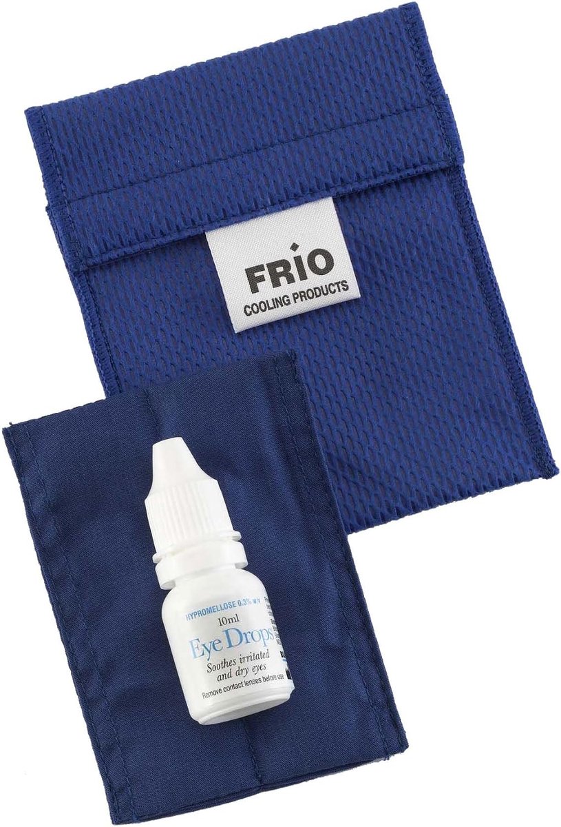 Thijox - FRIO MINI Insuline Reistas Blauw | Koelt tot 45 uur | Geen Ijspack of Batterijen Nodig | Voor Oogdruppels tot 10 ml | Ideaal voor Reizen en D