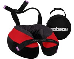 Thijox - Cabeau The Neck's Evolution S3 Reis Nekkussen Traagschuim Vliegtuigkussen met Bevestigingsbanden, 360-Graden Ondersteuning, Ideaal voor Reize