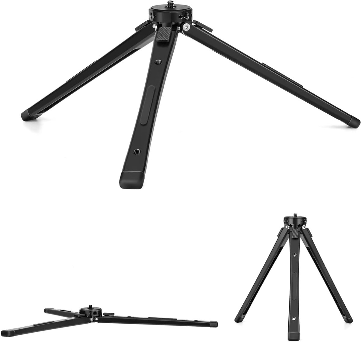 Thijox - Zeadio Metaal Camera Statief - Verstelbaar Desktop Statief voor Smooth 4, Vimble 2, Osmo Mobile, Ronin-S - Stevig en Stabiel - Max 40kg - Per