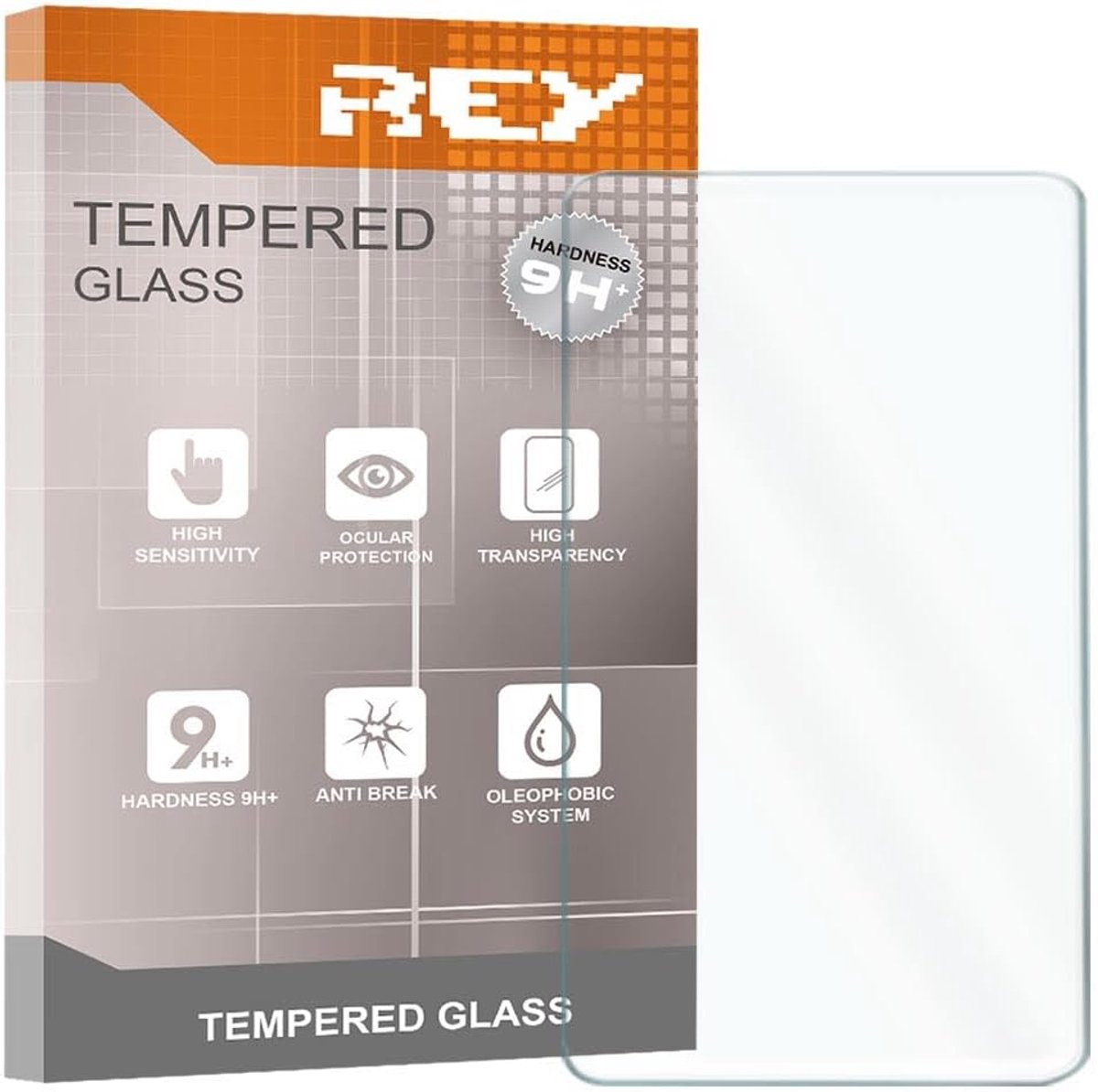 Screen protector film 9" - tempered glass - 9H+ hardheid - perfect voor tablet - ShopVlot