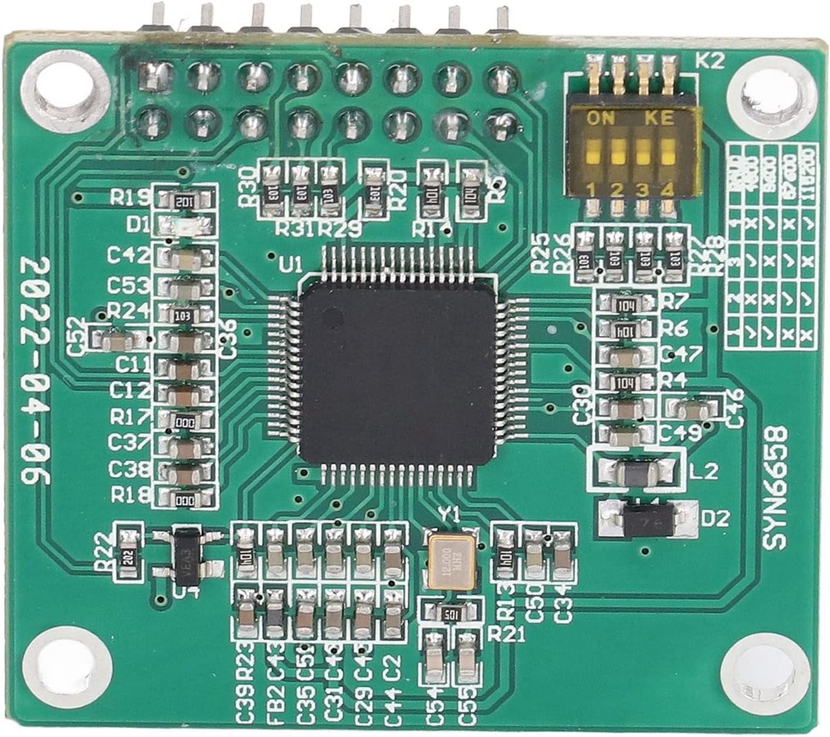 Engelse TTS Stemmodule voor Tekst naar Spraak Synthese, Ondersteunt UART en SPI Communicatie, Compact en Energiezuinig