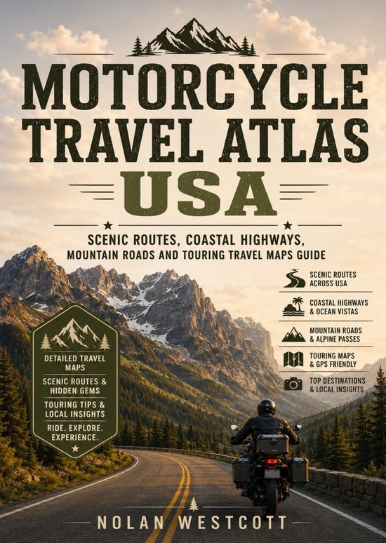 Motorcycle Travel Atlas USA - cover