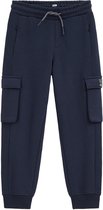 WE Fashion Jongens regular fit joggingbroek met cargozakken