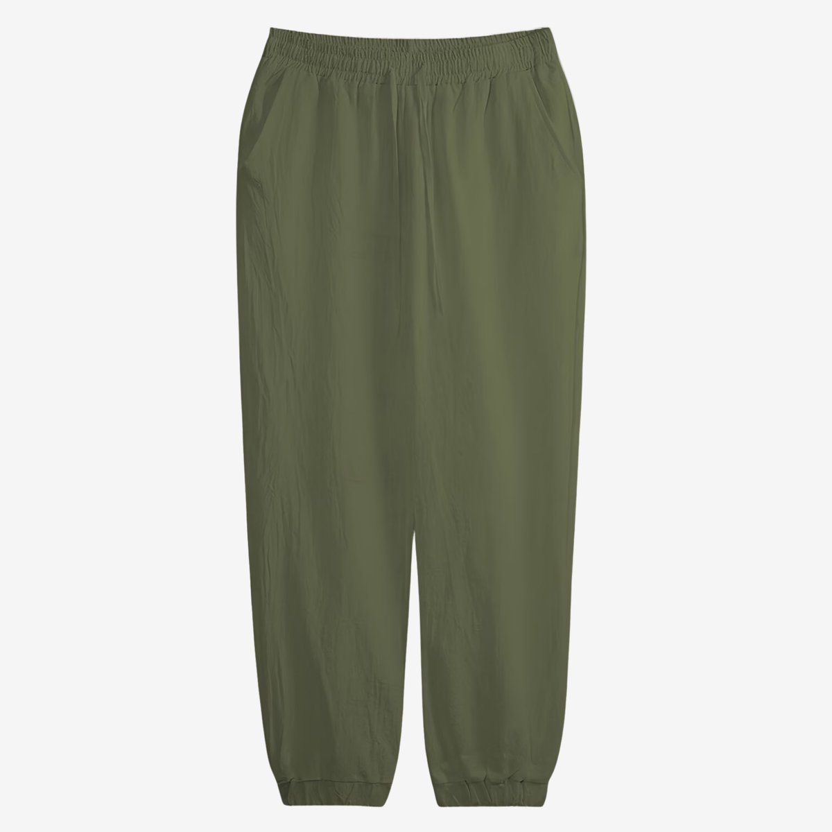 Currero Linnen Broek Heren - Zomerbroek - Volwassenen - Lange Broek - Pantalon - Strandbroek - Zomer - Ibiza Stijl - Varen Groen S