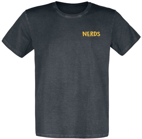 Sesame Street Nerds are cool - Ernie and Bert Heren T-shirt - zwart - M