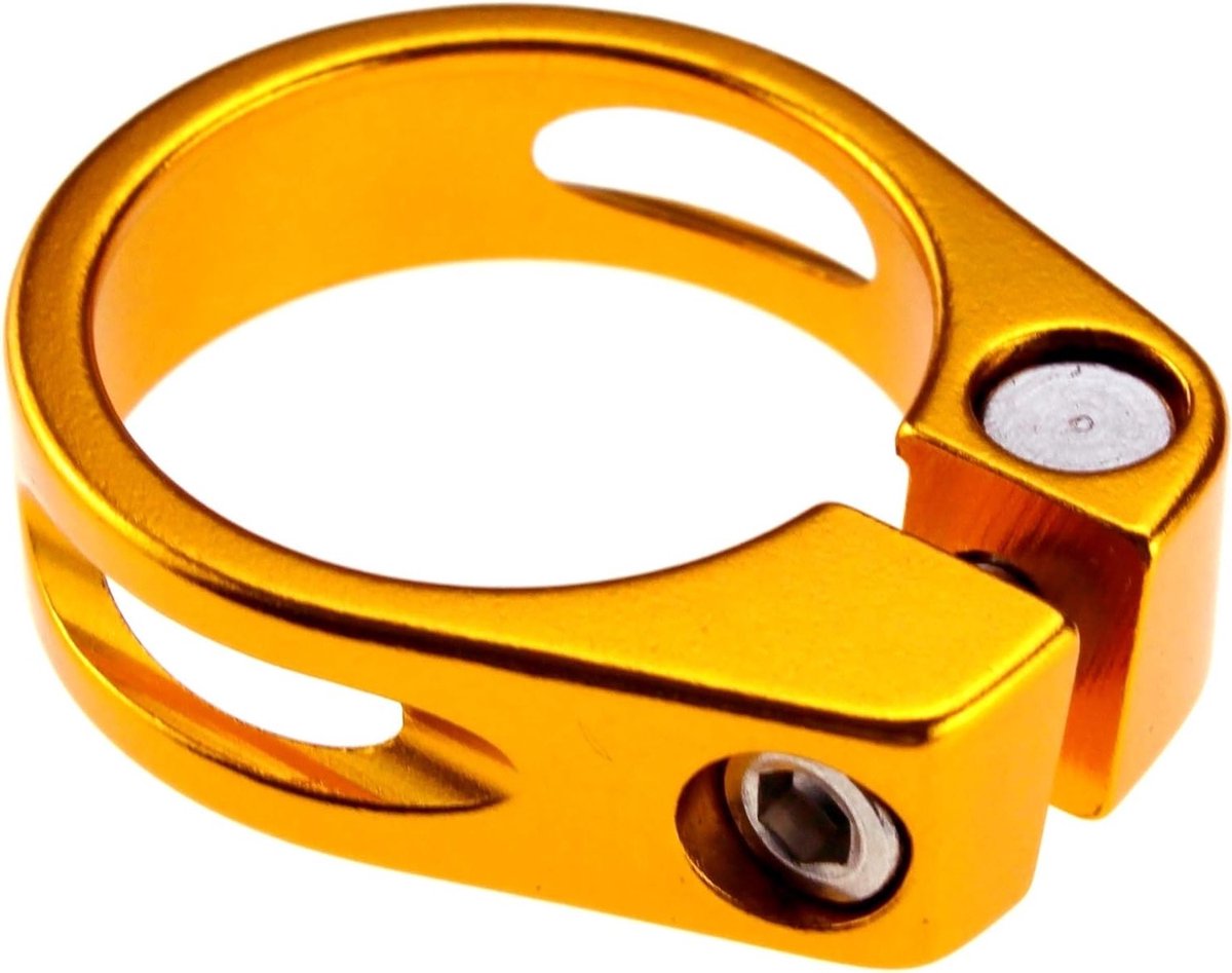 Snel te bevestigen zadelpenklem van 34,9 mm voor MTB en racefietsen - Aluminium, lichtgewicht en duurzaam