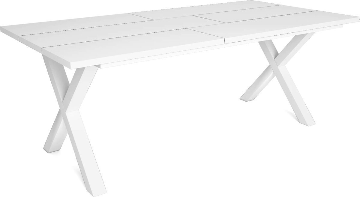 Eetkamertafel 200x90x75cm - Hout, Rechthoek en 4-8 personen - Voor Eetkamer, Woonkamer en Kantoor