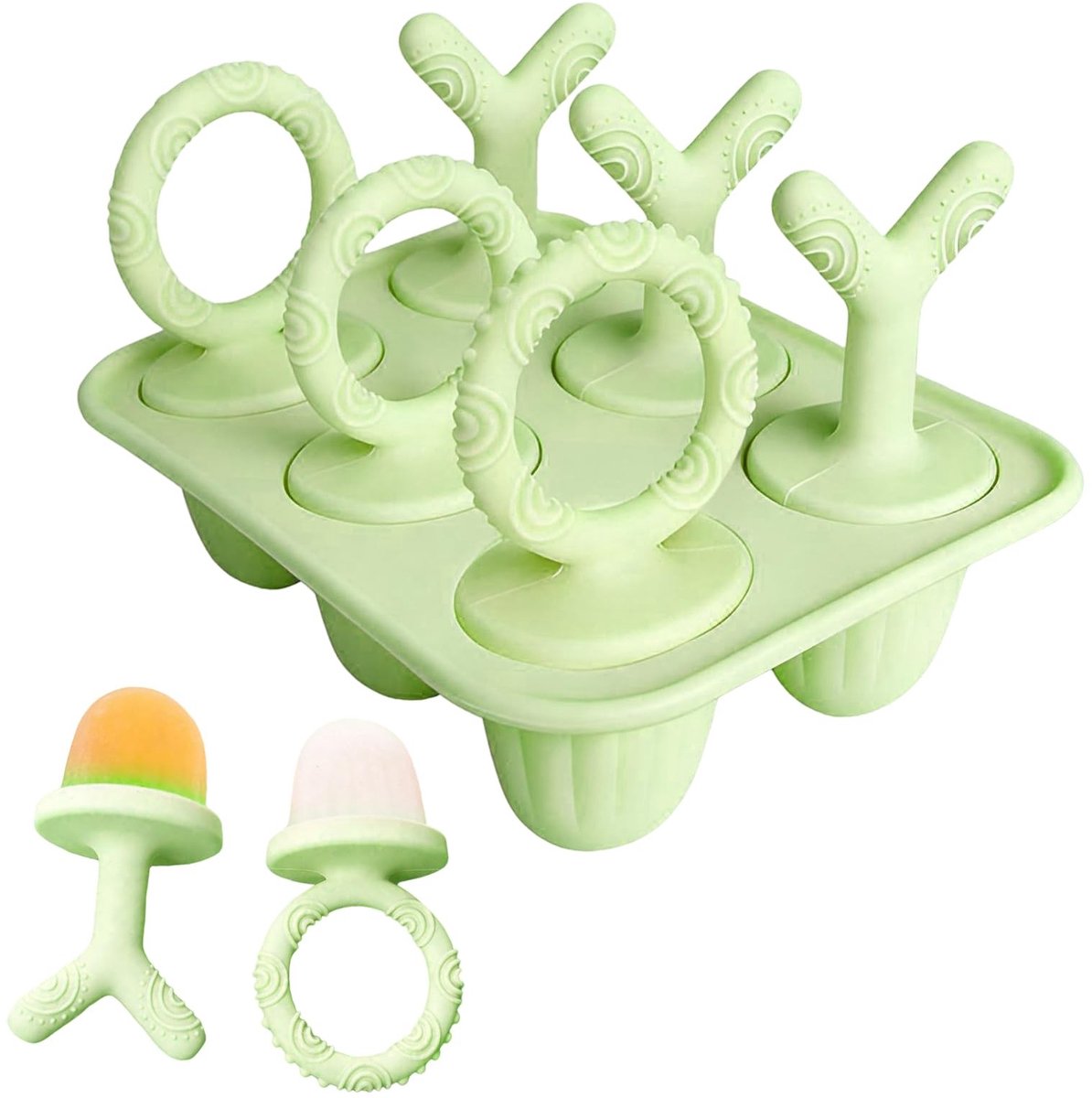 Dailygoods - Herbruikbare Mini-IJsvorm voor Baby's - BPA-vrij Siliconen IJsvorm