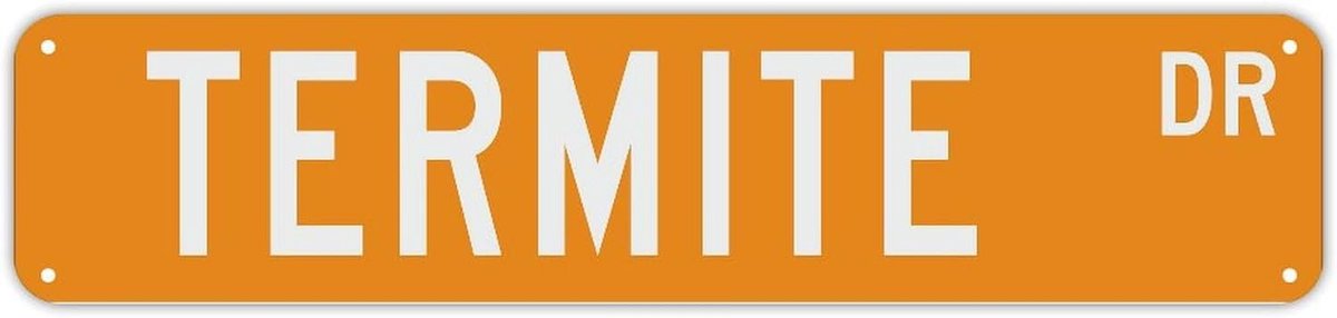 Straatnaambord Metaal - Huisnummer Bord - Muur Decoratie - Gepersonaliseerd Ontwerp - 45 x 10 cm - Stijl-16