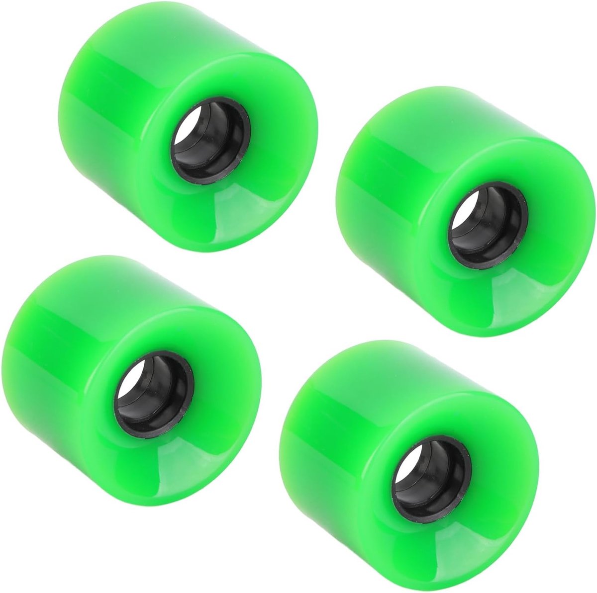 Skateboardwielen Set Cruiser Onderdelen Soepel Rijden Hoge Elasticiteit 60 mm