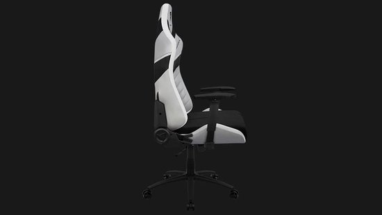 Gaming Stoel - Comfortabele Zetel - Langdurig Zitten - Ademend Air Tech - 55 x 60 x 143 cm - Wit — afbeelding 3