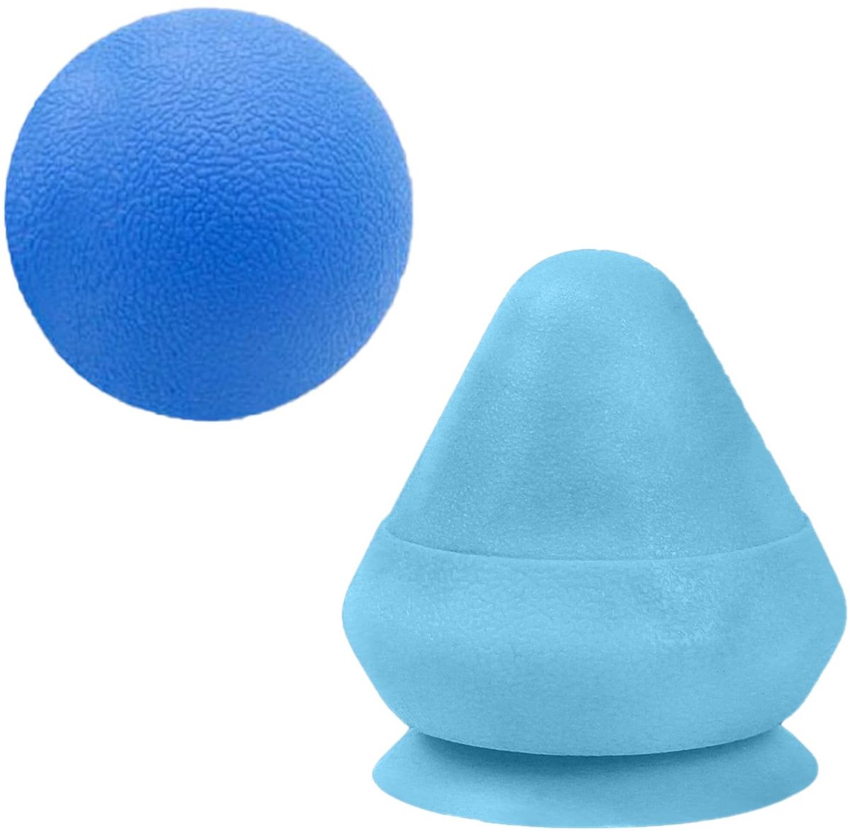 Dailygoods- Massagebal Set - Wasbare Massagebal - Zelfmassagebal - Spierpijn Verlichting - Antislip Zuignap - TPR A Materiaal - Massagestick
