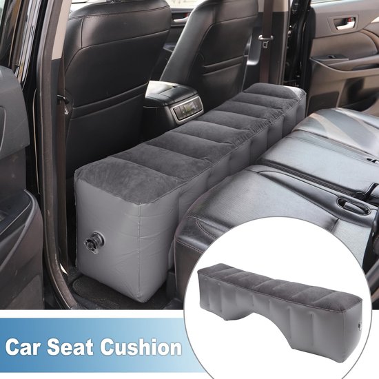 Dailygoods- Slaapmat Ademend PVC - Achterbank Luchtbed - Comfortabel Design - 130x27x37cm - Eenvoudig Op te Blazen - Geschikt voor Voertuigen - Auto Luchtbed van Dailygoods — afbeelding 2