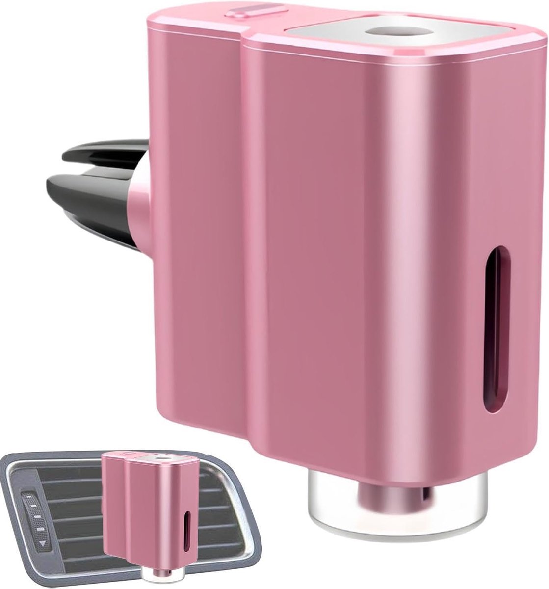 Slimme Luchtverfrisser - Auto Aromatherapie - Frisse Auto - Instelbare Geur - Mini Machine - Zwart