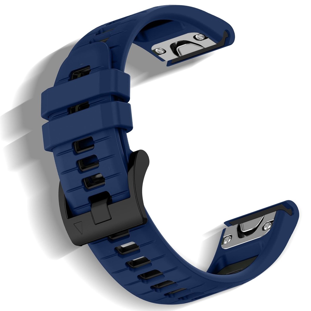 Solidchoice- Horlogeband Zacht Siliconen 22 mm - Horlogebandje Garmin Fenix 7 Pro - Horlogeband voor Fenix 6 - Horlogeband voor Fenix 5 - Horlogeband voor Quatix 8 - Sportief en Comfortabel - Sportband