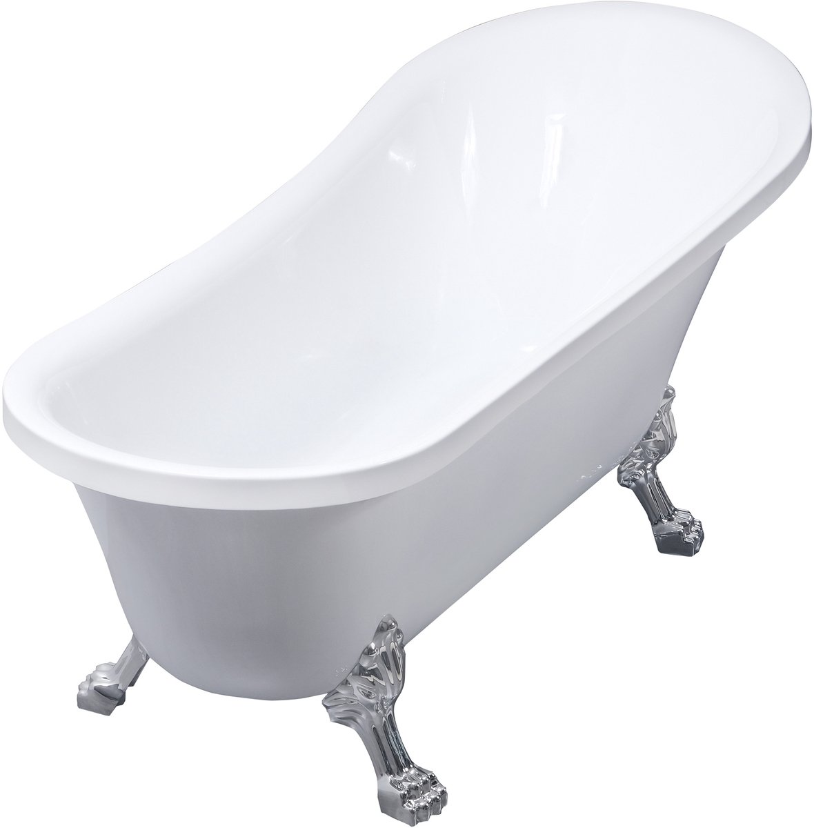 Lykke Bad op Pootjes Nordic Deluxe 1500x750x710mm, Wit
