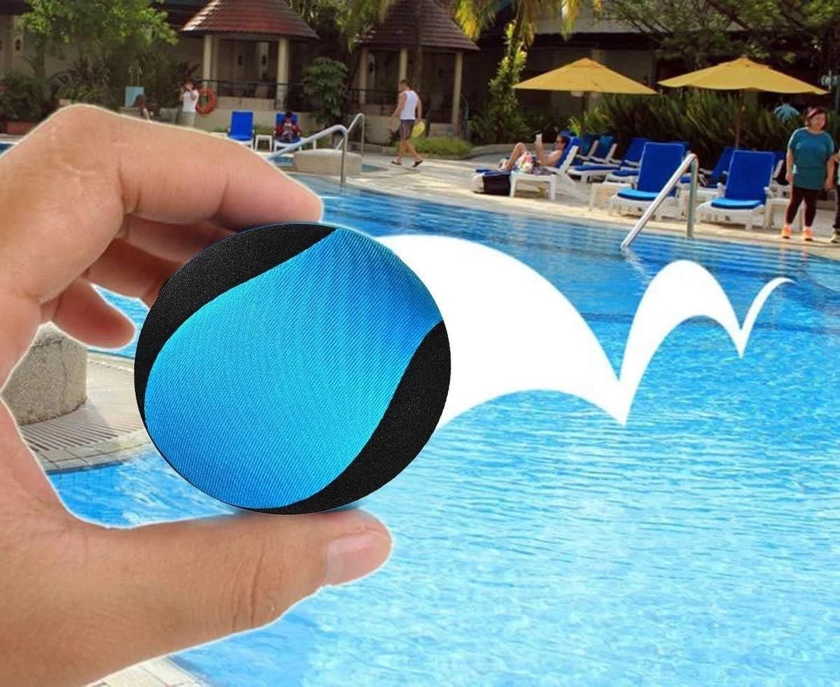 Herbruikbare stuiterbal voor buiten en op het strand – 4-pack – Speelgoed voor zwembad en watersport – Zachte zwembal – Waterspeelgoed voor kinderen en volwassenen-Rood, groen, geel, blauw – foto 2